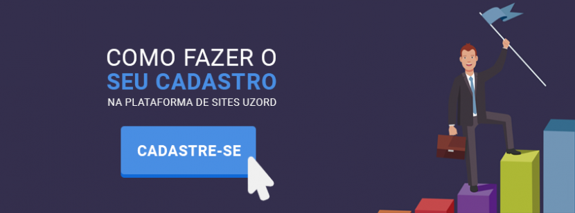 aprenda a se cadastrar no uzord sistema para criação de sites